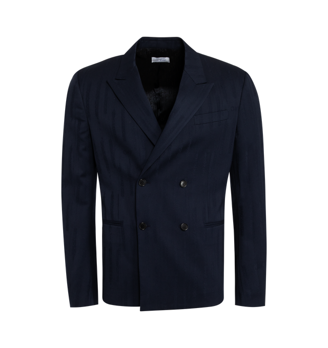 SHIBORI JACQUARD SLIM JACKET (MENS)
