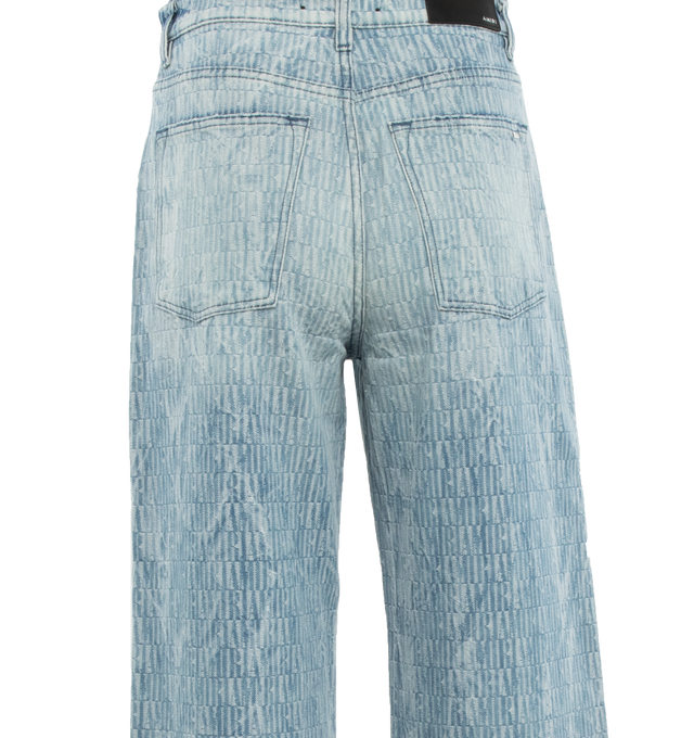 JACQUARD HIGH RISE WIDE LEG JEAN (WOMENS)