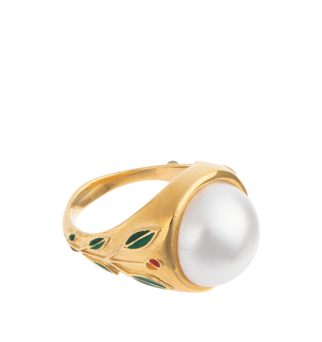 PEARL SIGNET RING (MENS)
