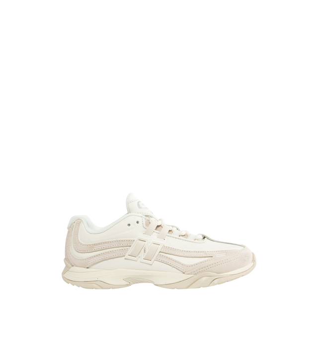 Image 1 of 5 - WHITE - NEW BALANCE RC56 Sneaker featuring low-profile design, leather and suede upper and lace up closure.