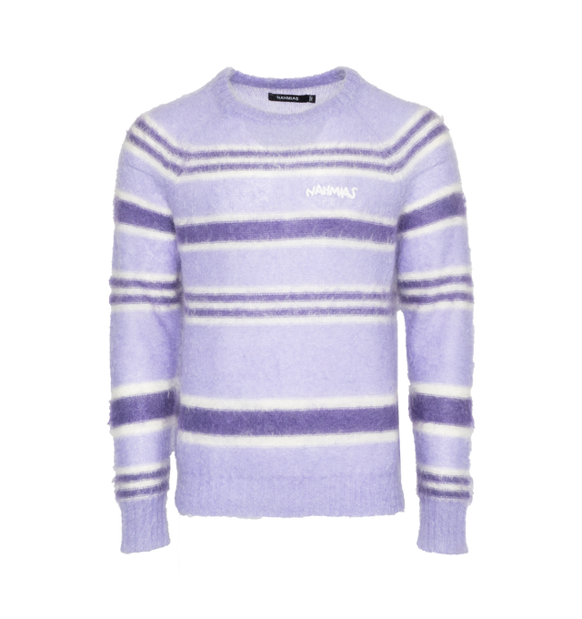 STRIPED KNIT CREWNECK
