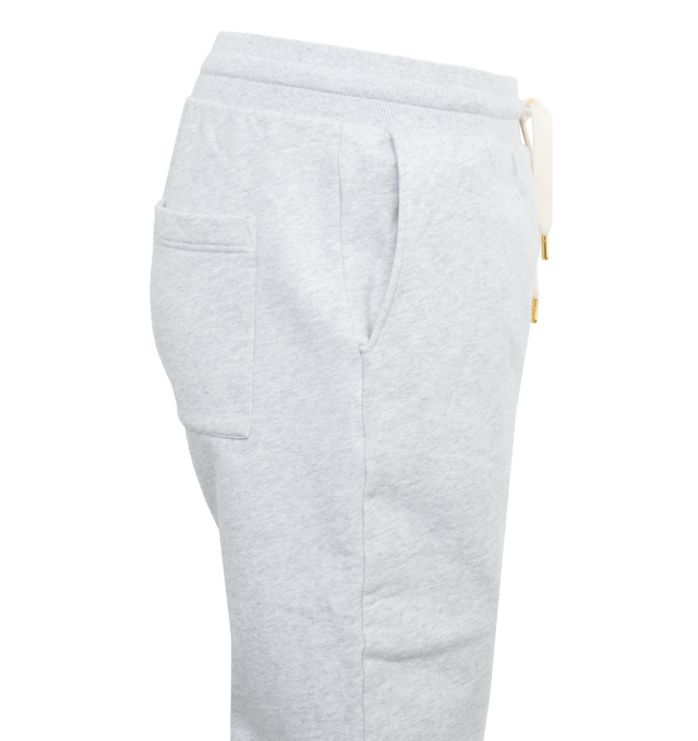 Image 3 of 4 - GREY - CASABLANCA Triomphe D'Orange Sweatpants featuring drawstring fastenings, cuffed leg, side pockets and elasticated waist. 100% organic cotton. 