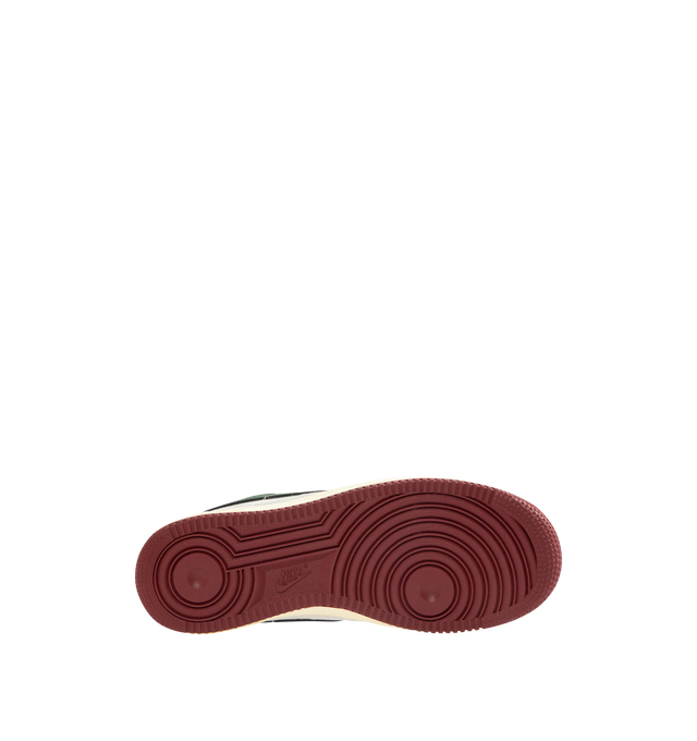 Image 4 of 5 - WHITE - NIKE Air Force 1 '07 LV8 Sneaker featuring classic silhouette with genuine and synthetic leather upper with perforated toe box, Nike Air unit, rubber outsole with classic pivot circles and padded collar.