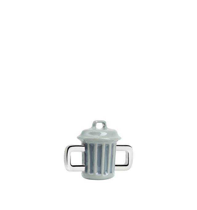 Image 4 of 9 - GREY - Poubel by The Gstaad Guy Poubelle Carm, also known as The Bin or The Trash Can, for all things that belong " la poubelle." All charms are made of .925 sterling silver, and are hand-painted using non-toxic lead-free enamel. Links sold separately. Hirshleifers offers a range of initial pieces from this collection in-store. For personal consultation and detailed information about jewelry, please contact our dedicated stylist team at personalshopping@hirshleifers.com