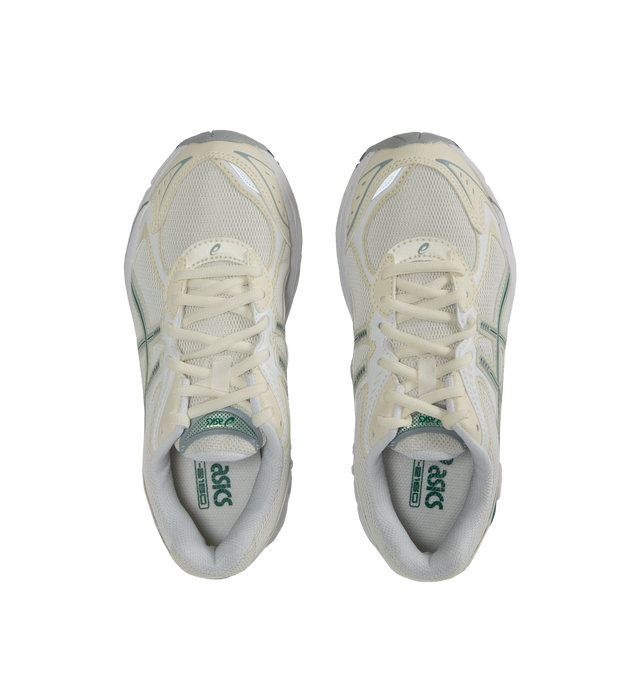 Image 5 of 5 - WHITE - Asics GT-2160 sneaker with a sleek aesthetic and wavy forefoot sculpting, featuring a segmented midsole structure and GEL technology inserts for advanced cushioning.