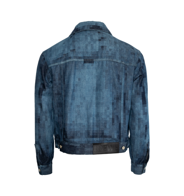 PIXELATED DENIM JACKET (MENS)