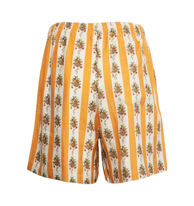 STRIPED FRUIT BOWL SHORTS (WOMENS)