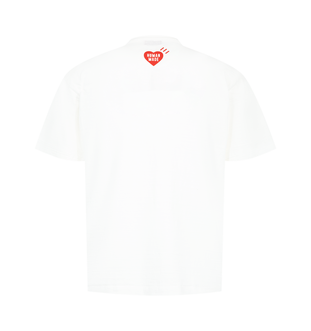 Image 2 of 2 - WHITE - HUMAN MADE Graphic T-Shirt featuring short sleeves, crew neck, regular fit, drop shoulders and graphic on front. 100% cotton.