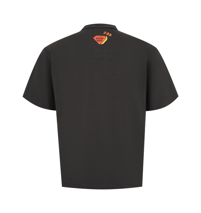 Image 2 of 2 - BLACK - HUMAN MADE Graphic T-Shirt featuring graphic logo on the front, crew neck, short sleeves and regular fit. 100% cotton.