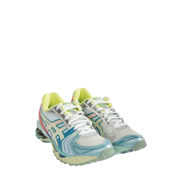 Image 2 of 5 - MULTI - ASICS Facetasm x Gel-Kayano 14 Sneaker featuring two-tone underlays, 2000s design language, GEL technology cushioning, shock absorption, TRUSSTIC support system and sockliner.