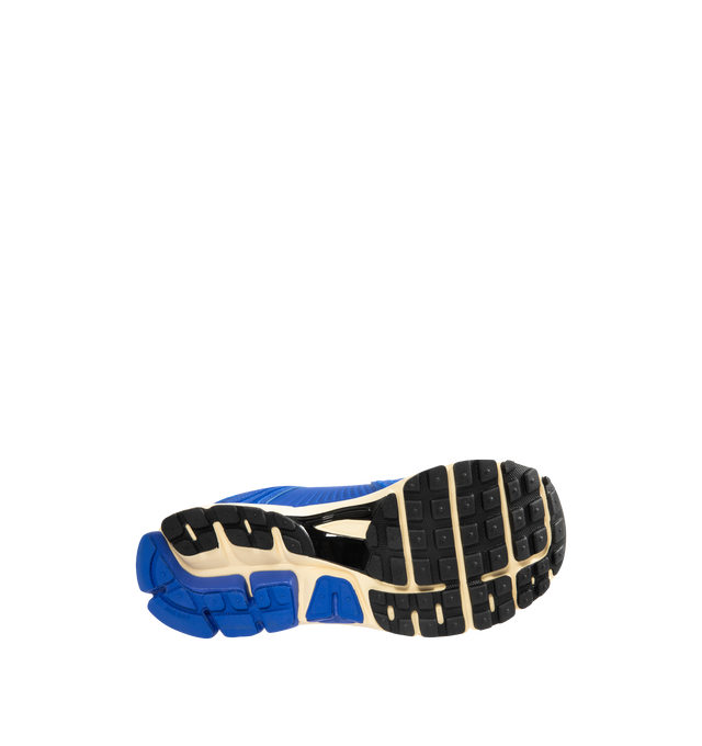 Image 4 of 5 - BLUE - NIKE Zoom Vomero 5 Sneaker featuring full-grain leather on the upper, Zoom Air cushioning and rubber outsole.