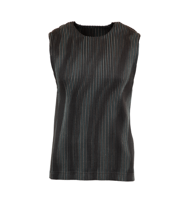 TWEED PLEATS VEST (MENS)