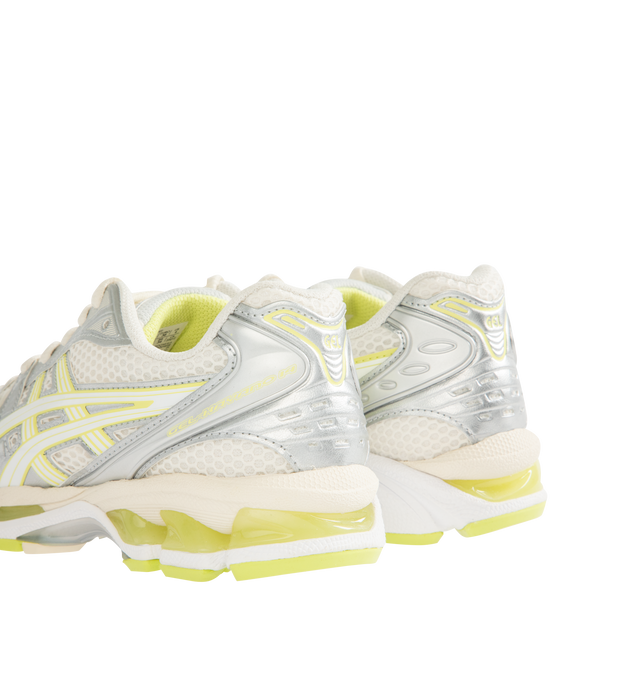 Image 3 of 5 - WHITE - Asics GEL-Kayano 14 Sneakers are lace-up style with rip-stop underlays, GEL cushioning, and TRUSSTIC support system. Unisex style in men's sizing.
