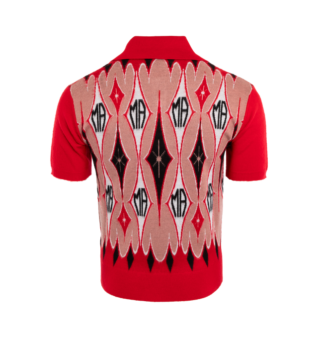 ARGYLE JACQUARD POLO (MENS)