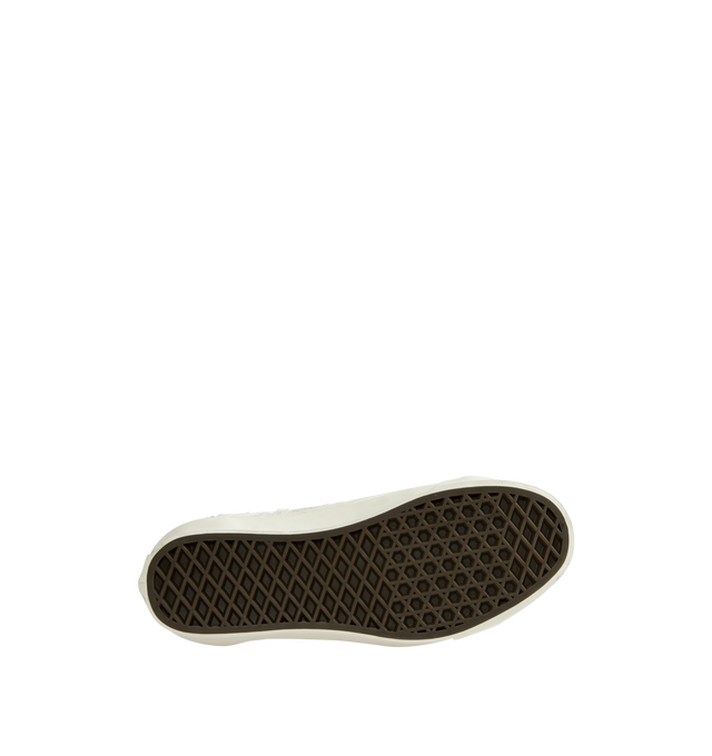 Image 4 of 5 - WHITE - Vans Unisex Premium Old Skool 36 Sneakers are crafted from canvas and feature the iconic low-top silhouette, a lace-up closure, and sequin embellishments. Finished with allover sequin embellishments. Main Material: Canvas Textile. Outsole: Rubber. *Unisex style in men's sizing.