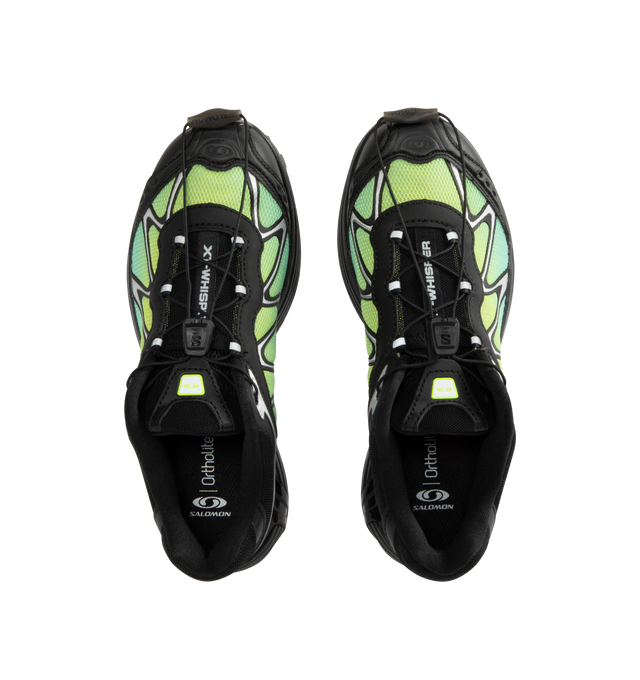 Image 5 of 5 - BLACK - SALOMON XT-Whisper Sneakers featuring slip-on styling with pull-cord closure, logo detail on tongue and back counter, anti-debris tongue for extra level of protection and padded low-cut collar.