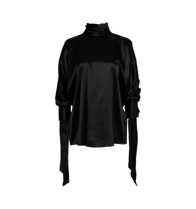 BLOUSE IN SILK SATIN (WOMENS)