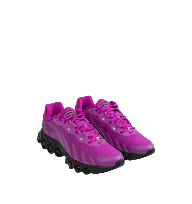 Image 2 of 5 - PURPLE - NIKE Air Max DN8 Sneaker featuring signature Air Max cushioning, breathable materials for all-day support, lace up closure and rubber sole.