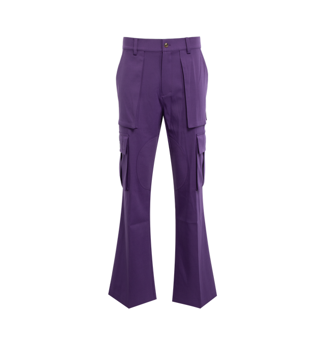 KODAK BLACK HEART EMBROIDERED LOGO CARGO PANTS (MENS)