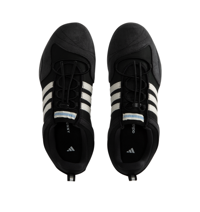 Image 5 of 5 - BLACK - ADIDAS Bad Bunny Ballerina Sneaker featuring regular fit, elastic lace closure, canvas and suede upper, textile lining and rubber outsole.
