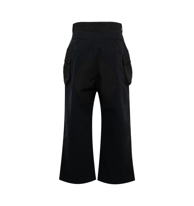 POLYESTER OXFORD X COTTON SULFUR OXFORD BIO WASHED PANT (MENS)