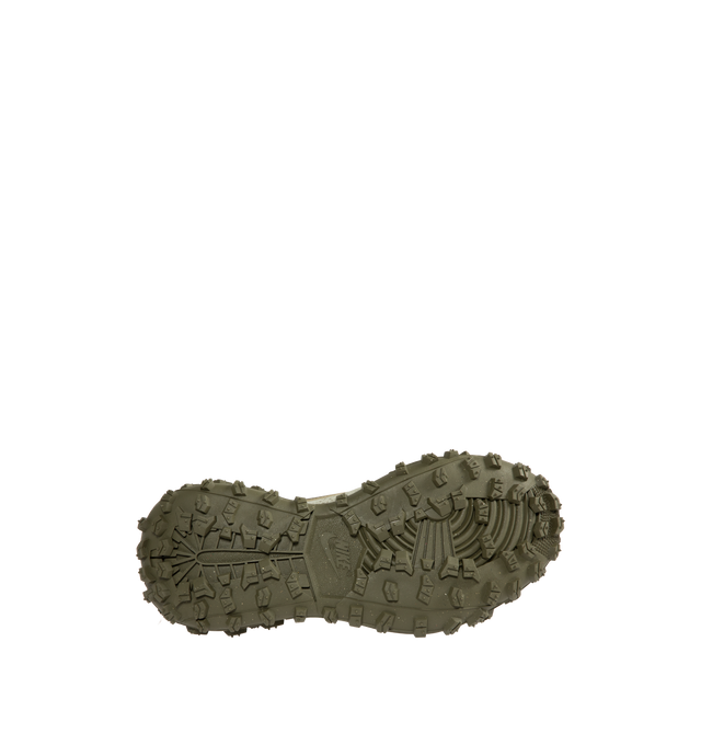 Image 4 of 5 - GREEN - JORDAN Air Jordan 1 Low A/T Sneaker featuring GORE-TEX material and a trail-ready outsole, leather and textiles to create a structured and breathable shoe, rubber outsole, braided laces and foam midsole.