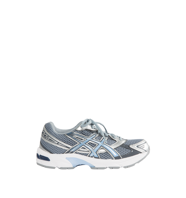 Image 1 of 5 - BLUE - Asics GEL-1130 Sportstyle Retro Sneaker featuring late 2000s runner aesthetic reimagined with overlays and breathable mesh underlays, GEL technology cushioning for excellent shock absorption.