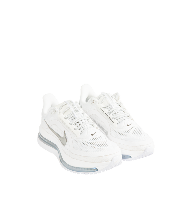 Image 2 of 5 - WHITE - NIKE Pegasus Premium Sneaker featuring lightweight engineered mesh on upper, full-length ZoomX foam, full-length Air Zoom unit, ReactX Foam foundation and modified waffle outsole.