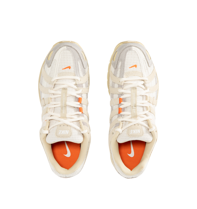 Image 5 of 5 - WHITE - NIKE P-6000 Sneaker featuring textile upper with synthetic leather overlays, throwback design draws on Nike Pegasus 25 and Nike Pegasus 2006, lace closure, foam midsole and rubber outsole.