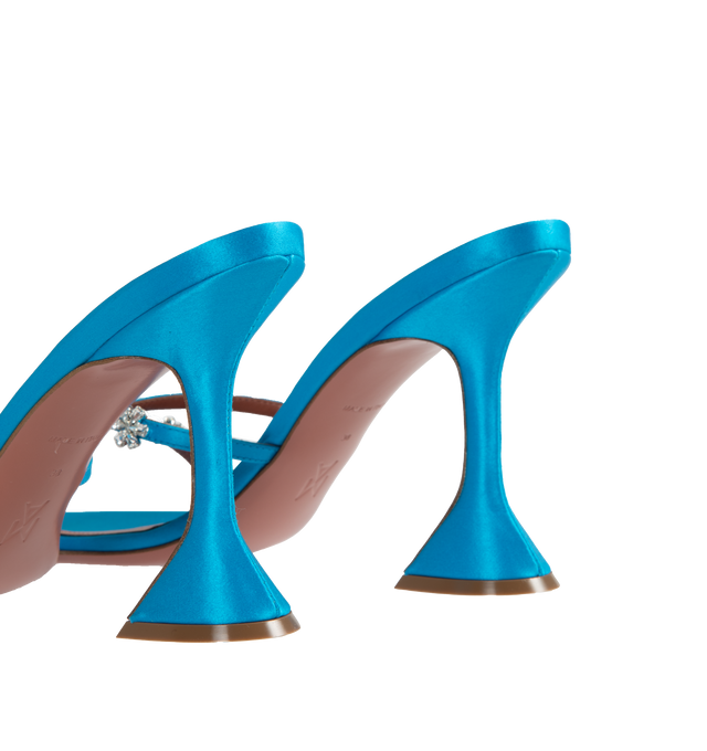 LILY SATIN CRYSTAL SLIPPERS