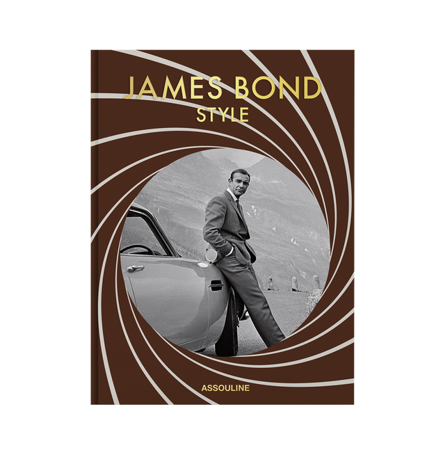 Image 2 of 4 - BROWN - Assouline Books James Bond Style by Lindy Hemming, Linen hardcover book with 336 pages featuring over 200 illustrations. Language: English. Dimensions: W 10 x L 13 x D 1.5. Explore iconic fashion from all 25 Bond films, highlighting not only 007's legendary looks but also those of his foes, love interests, and colleagues with this book. With insights from Academy Award-winning costume designer Lindy Hemming and contributions from top designers like Tom Ford and Donatella Versace, it c