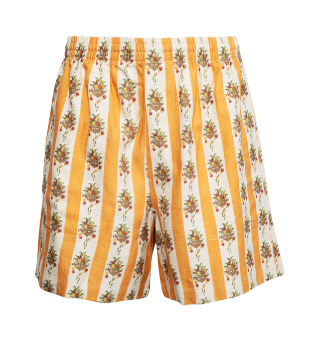 STRIPED FRUIT BOWL SHORTS (WOMENS)