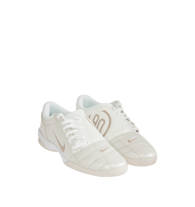 Image 2 of 5 - WHITE - NIKE T90 Sneaker featuring an OG quilted upper, asymmetrical lacing, synthetic upper, branded details, foam midsole and a flat rubber outsole.