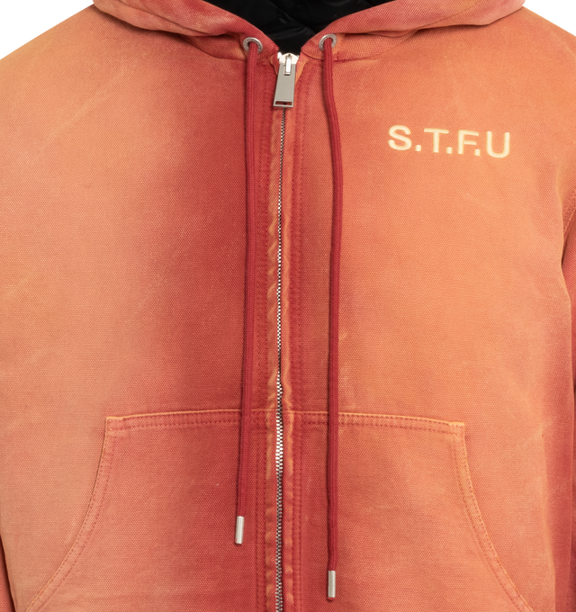 STFU DISTRESSED CANVAS JACKET (MENS)