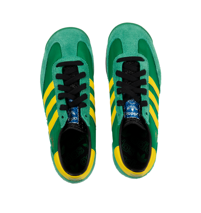 Image 5 of 5 - GREEN - ADIDAS SL 72 RS Sneakers featuring regular fit, lace closure, leather upper, synthetic lining, EVA midsole and rubber outsole. 