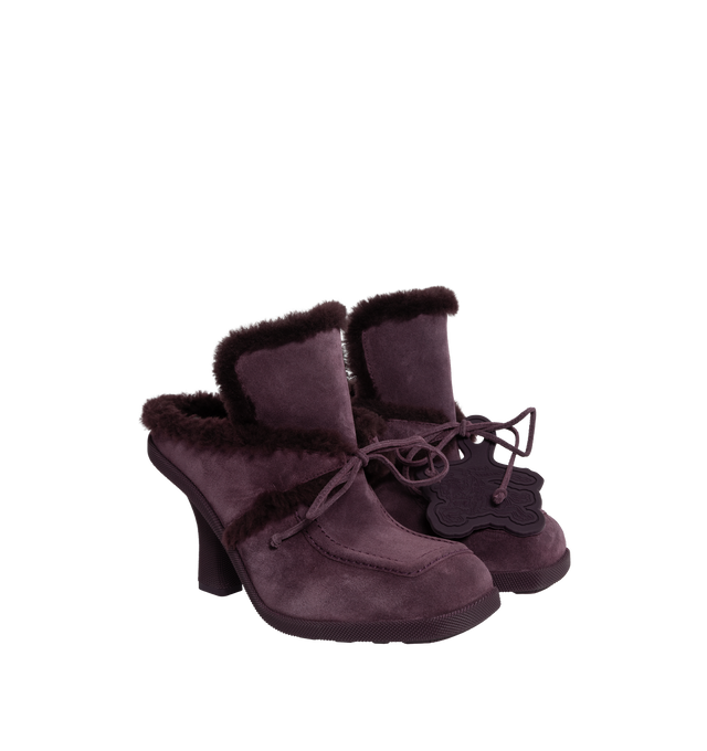HIGHLAND SUEDE AND SHEALRING MULE (WOMENS)
