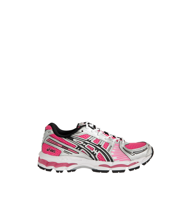 Image 1 of 5 - PINK - Asics Men's Gel-Kayano 12.1 Sneaker featuring breathable mesh underlays, GEL-NIMBUS17 tooling system, FLUIDRIDE technology, rearfoot and forefoot GEL technology and dope dyed recycled sockliner mesh. Imported from Vietnam.