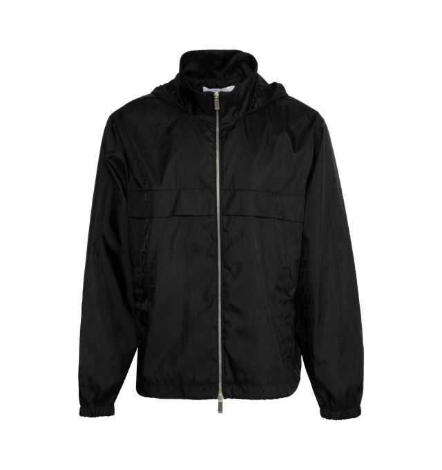 JACQUARD HOOD WINDBREAKER (MENS)
