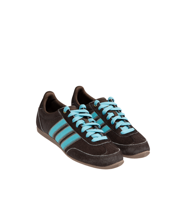 Image 2 of 5 - BROWN - ADIDAS Japan Sneaker featuring regular fit, lace up, leather upper, textile sockliner, rubber outsole and double-stitched T-toe.