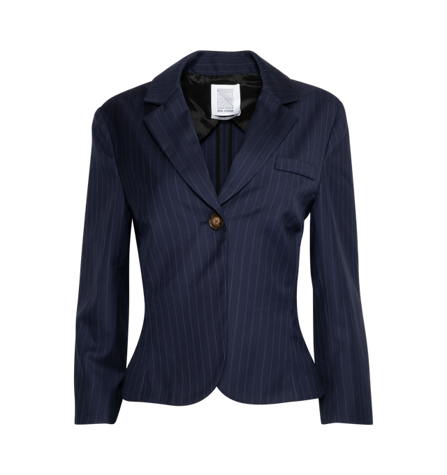 HIRSHLEIFERS EXCLUSIVE "OH BABY" PINSTRIPE WOOL BLAZER (WOMENS)