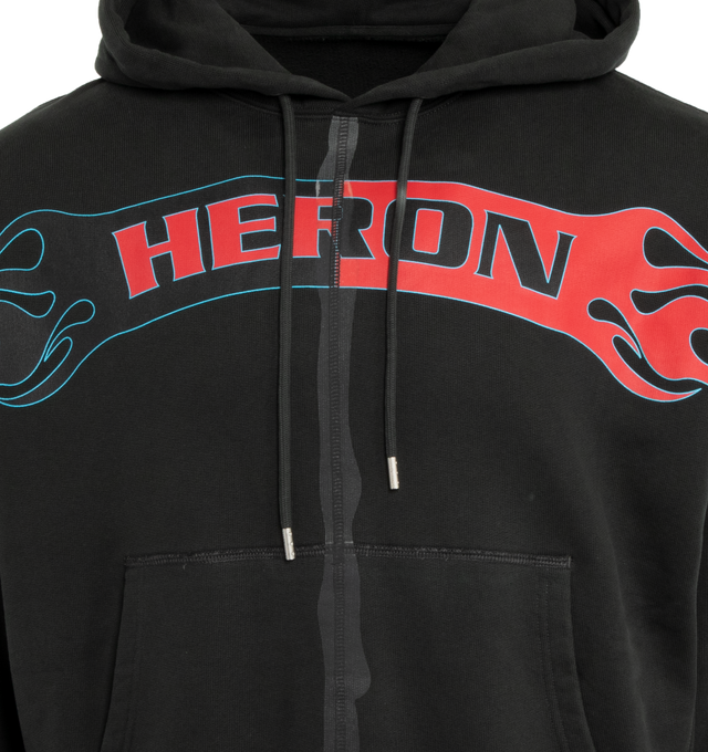 HP FLAMING SPLIT TAPE HOODIE