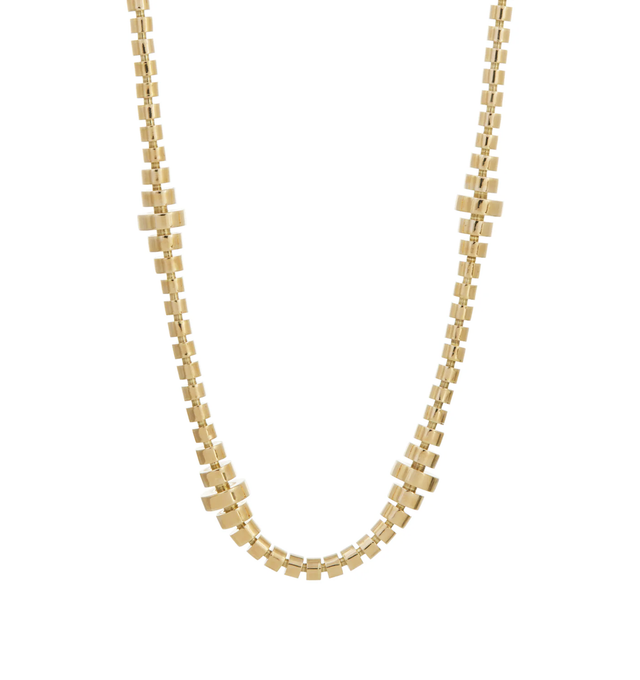 Image 1 of 1 - GOLD - SIDNEY GARBER Hourglass Necklace featuring polished 18K yellow gold and 16 inches long.