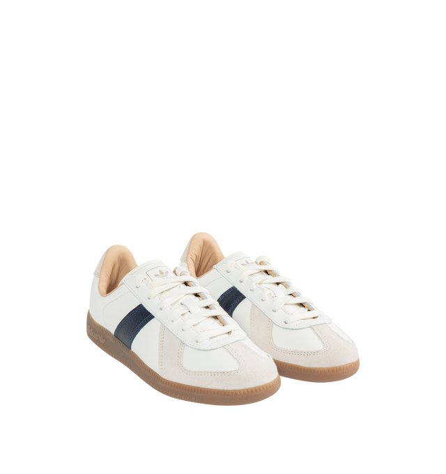 Image 2 of 5 - WHITE - ADIDAS BW Army Sneaker featuring regular fit, lace closure, leather upper, leather lining and rubber outsole.