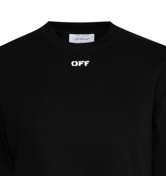 STAMP RIB CROP TEE (WOMENS)