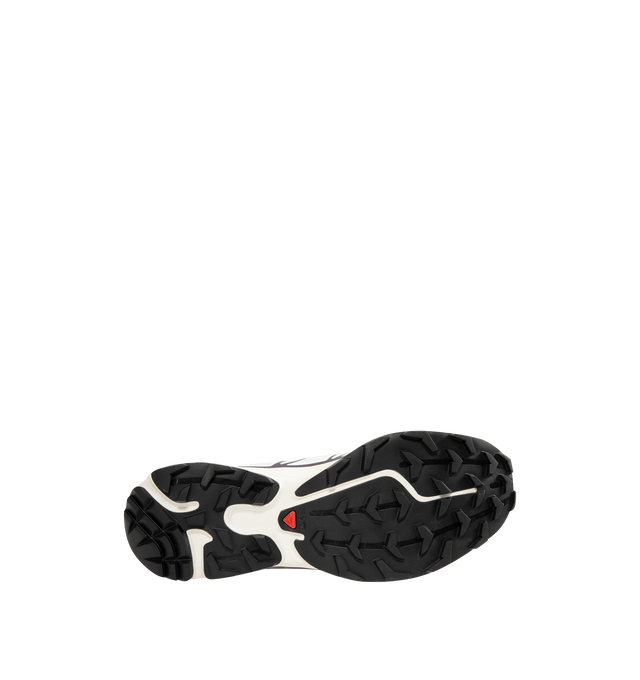 Image 4 of 5 - WHITE - SALOMON XT-6 Sneaker featuring Quicklace system, Contagrip outsole, round stiffened toe and reinforced heel counter.