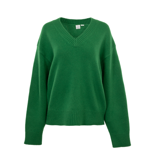 V-NECK WOOL CASHMERE KNIT (WOMENS)