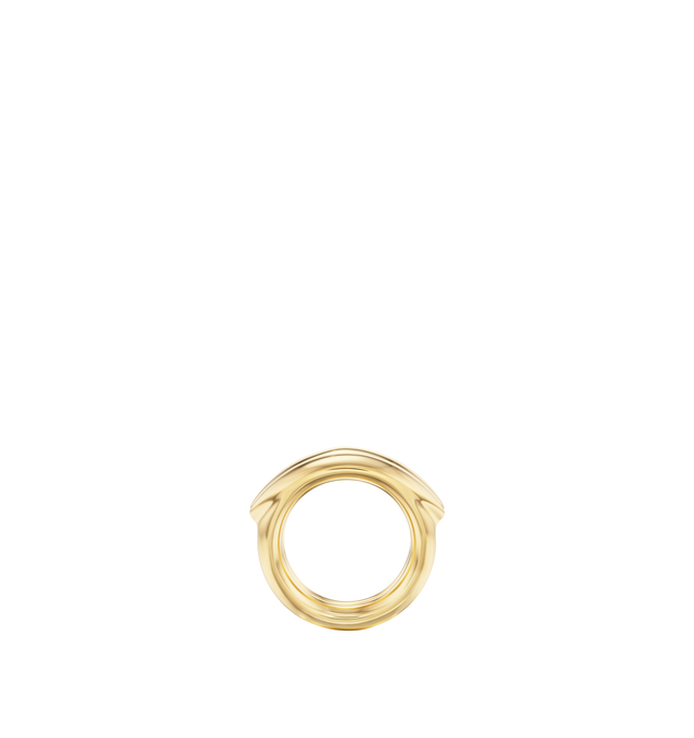 Image 2 of 6 - GOLD - Uniform Object Shard Ring featuring 40 g of solid 18K yellow gold. Handcrafted in New York City. For personal consultation and detailed information about jewelry, please contact our dedicated stylist team at personalshopping@hirshleifers.com.This item may be restricted for online purchase to international clients. For assistance purchasing this item please contact our dedicated stylist team at personalshopping@hirshleifers.com.