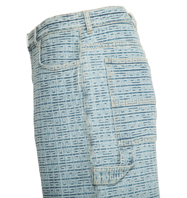 CARPENTER LONG DENIM SHORTS (MENS)
