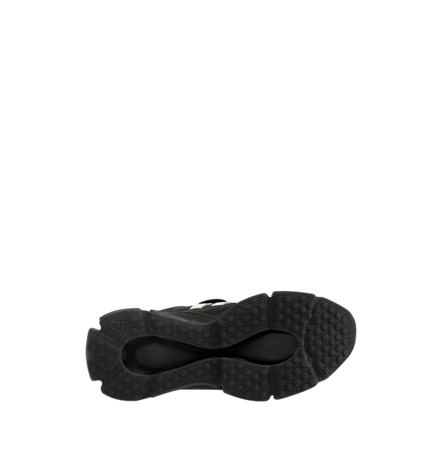 Image 4 of 5 - BLACK - Adidas Mens Chavarria Megaride Copa Sneakers are crafted from premium leather. Features Megaride franchise design, HD screen print sockliner, leather lining, and rubber outsole. Upper: Premium Leather; Sockliner: HD Screen Print; Lining: Leather; Outsole: Rubber. Made in Vietnam.