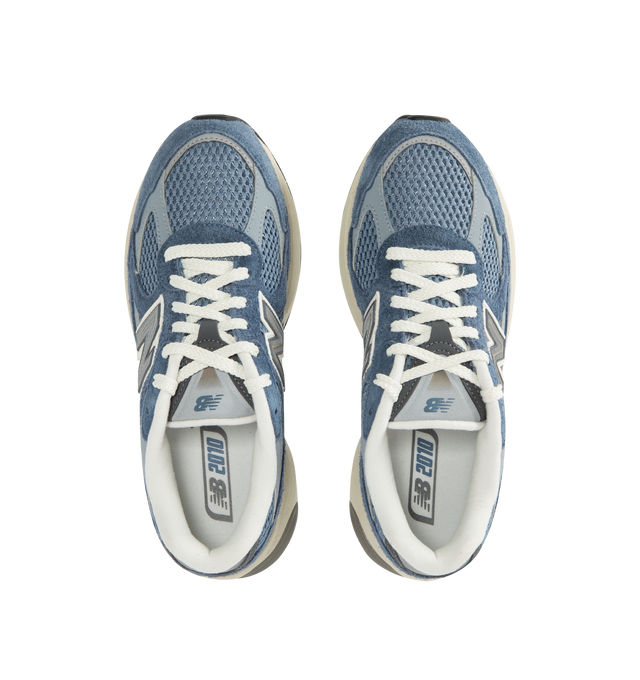 Image 5 of 5 - BLUE - NEW BALANCE 2010 Sneaker featuring ABZORB midsole with ABZORB SBS at the heel and forefoot, Translucent TPU Stability Web shank at midfoot, dculpted midsole details, reflective accents and molded 'N' logo.